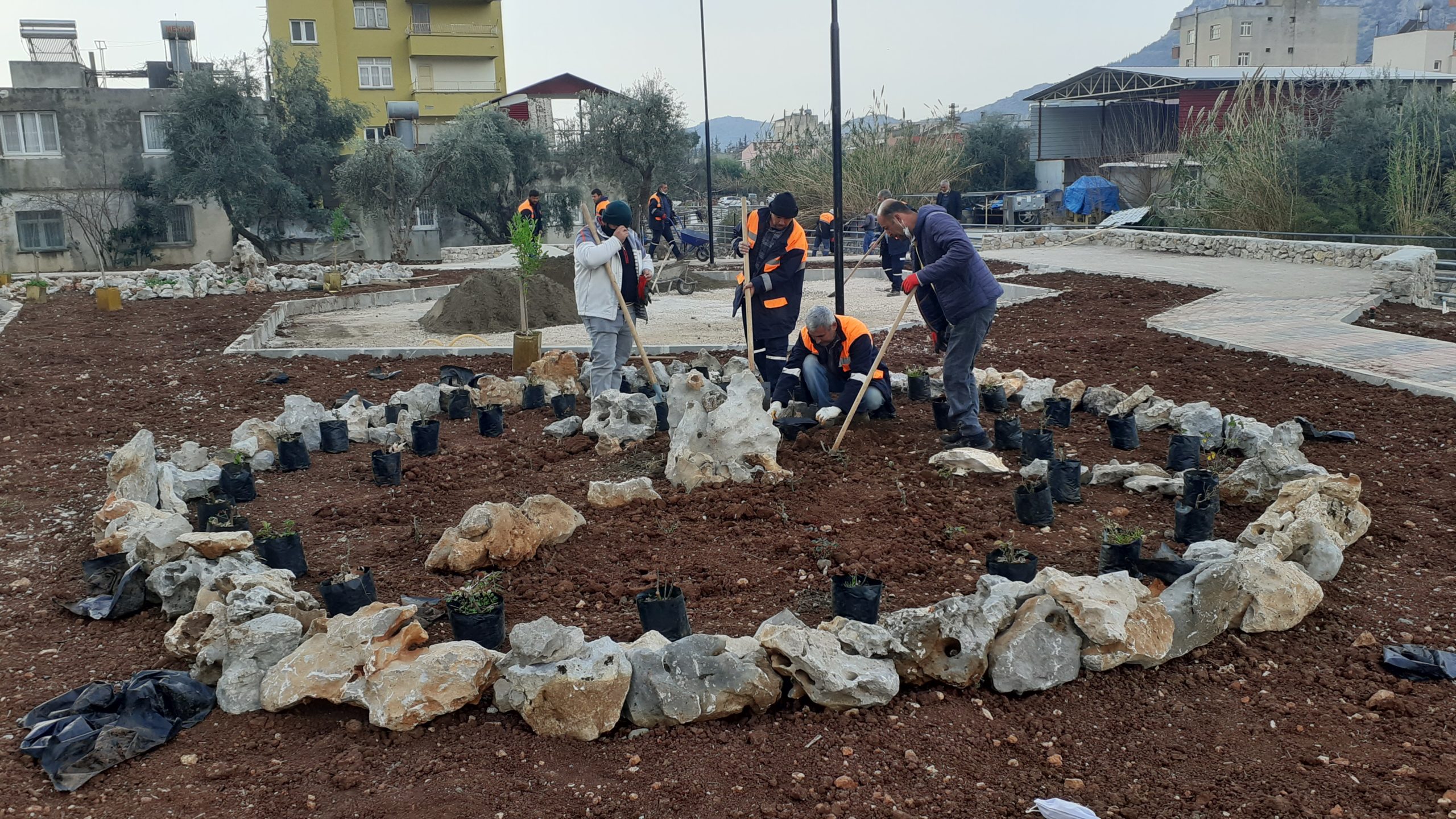  Kozan Arslanpaşa Mahallesinde Yeni Park Çalışması