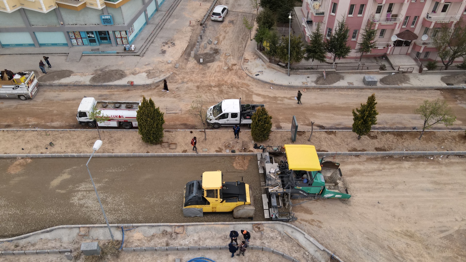  Nevşehir Göktürk Caddesi’nde Asfalt Çalışmaları Yapılıyor