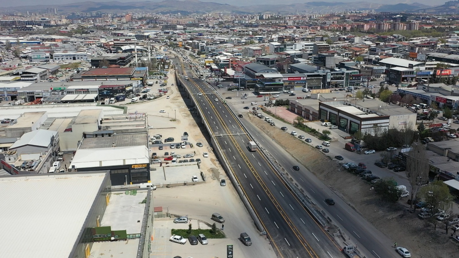  Ankara Şaşmaz’da Köprülü Kavşak Hizmete Açıldı
