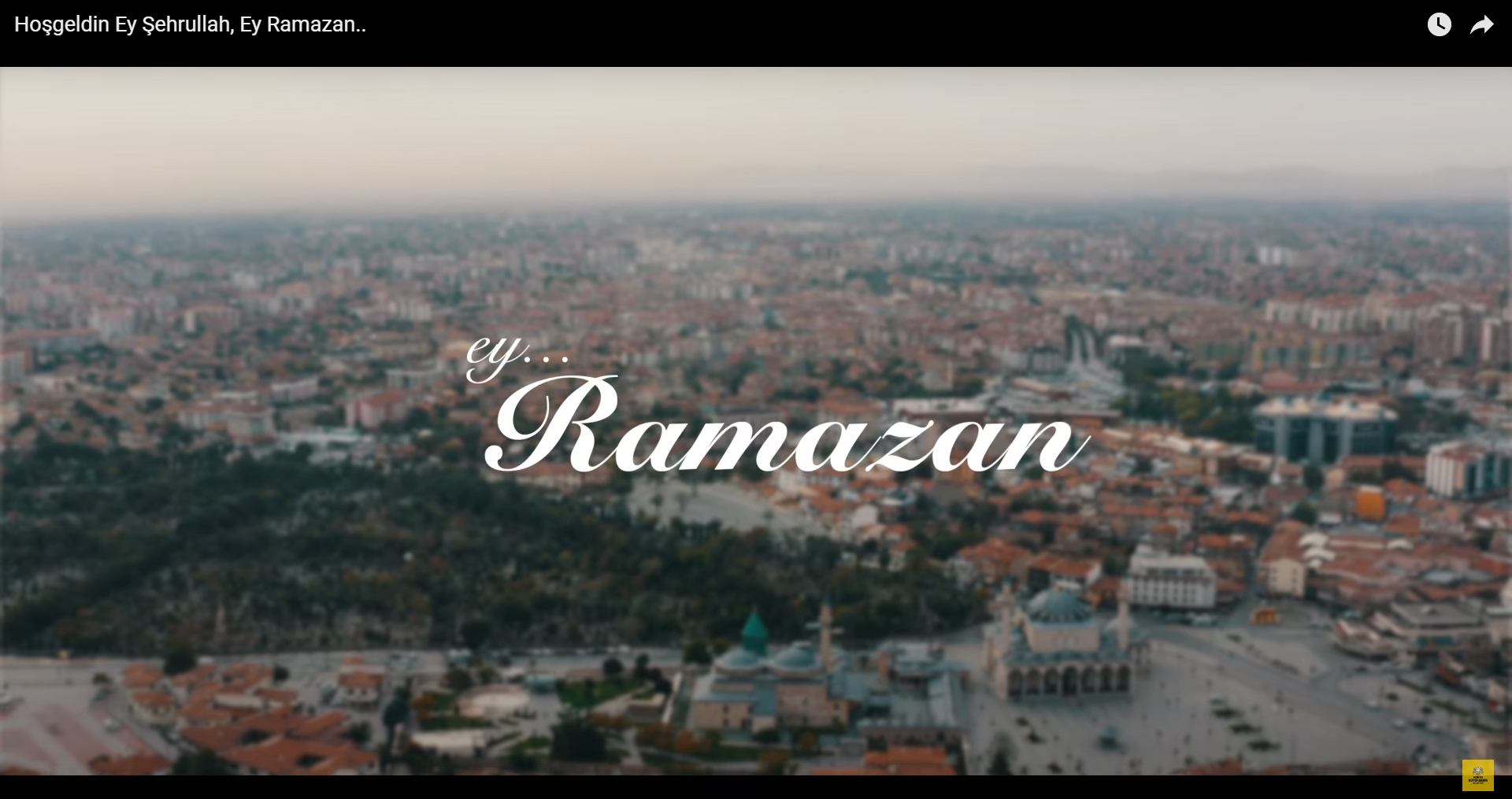  Konya Büyükşehir YouTube Kanalı Ramazan’a Özel Hazırlandı
