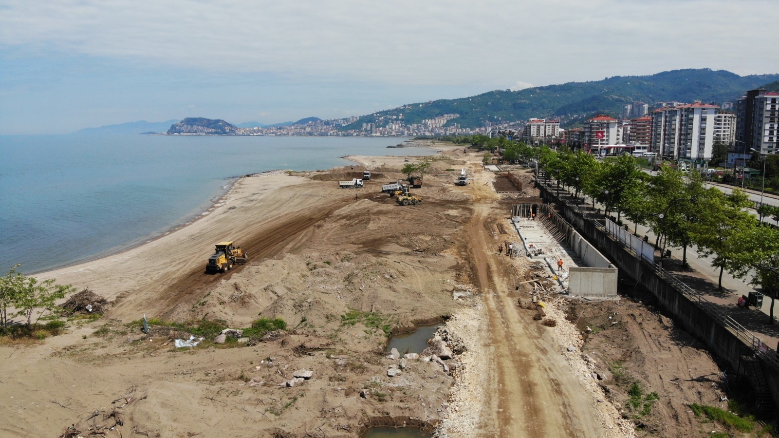  Giresun’da Plajlar Bölgesi Projesi Hızla İlerliyor