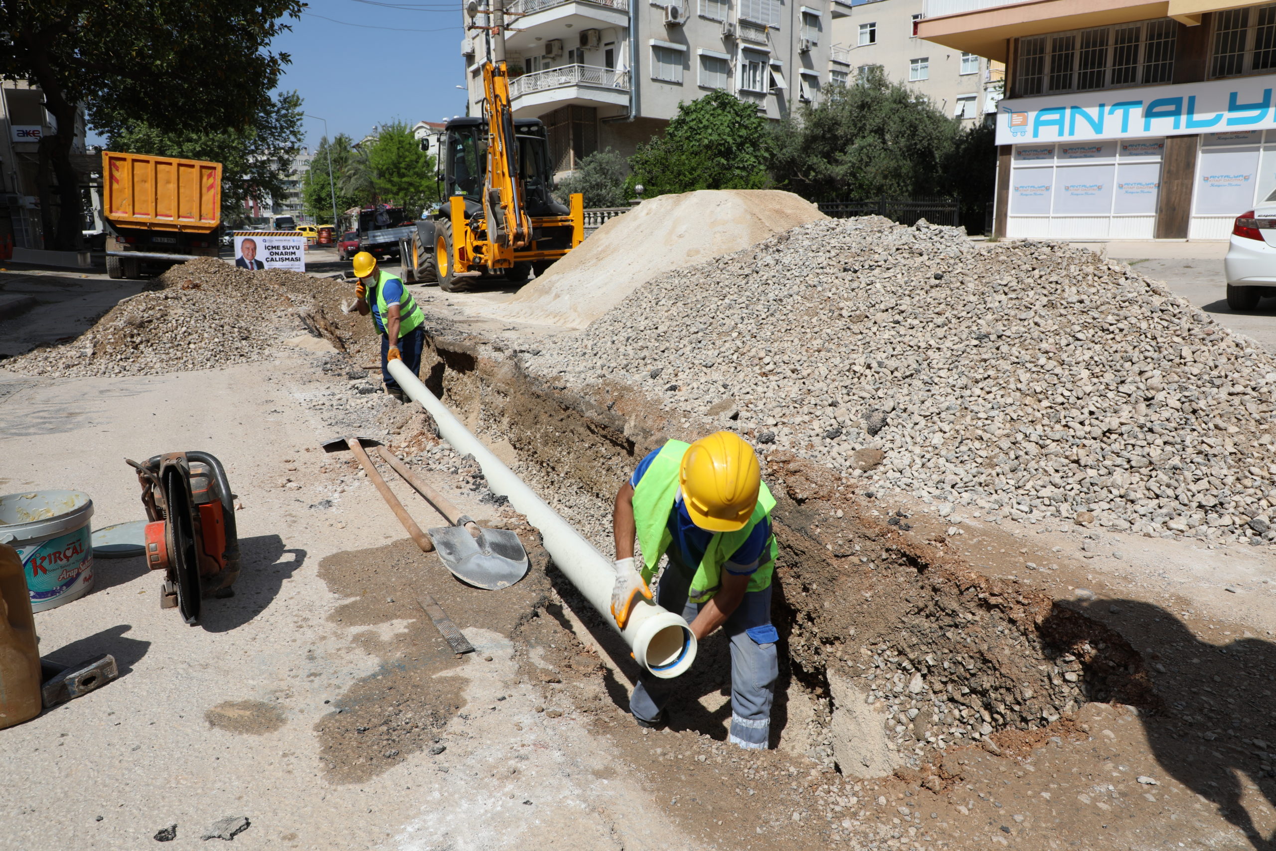  Antalya’da ASAT 70 Yıllık İçme Suyu Hattını Yeniliyor