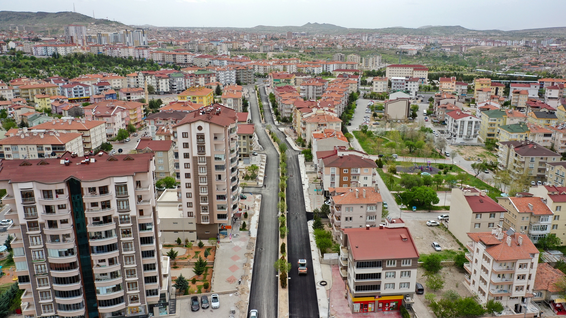  Nevşehir Göktürk Caddesi’ndeki Asfalt Çalışması Tamamlandı