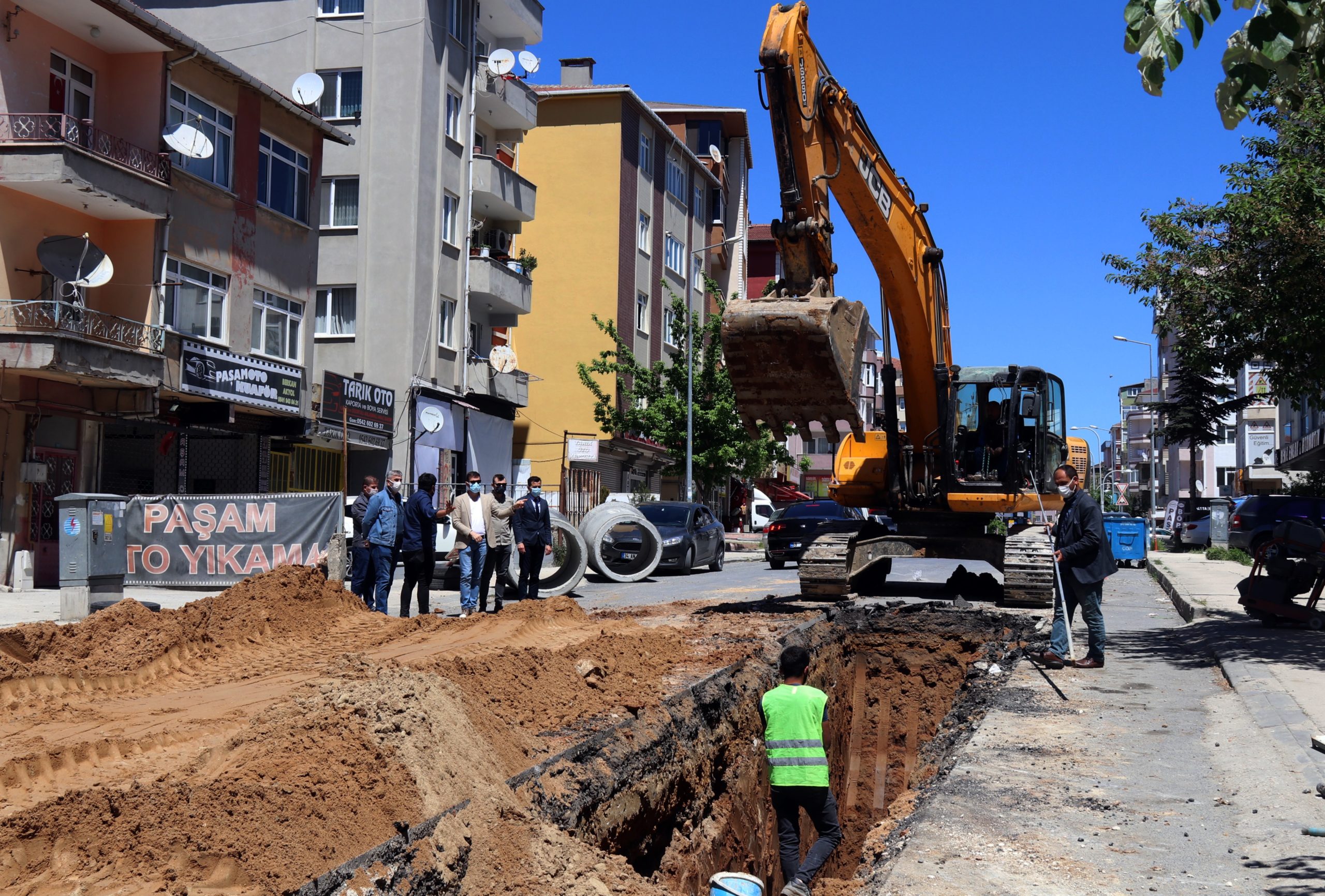 TESKİ Çerkezköy’de Altyapı Çalışmalarına Devam Ediyor