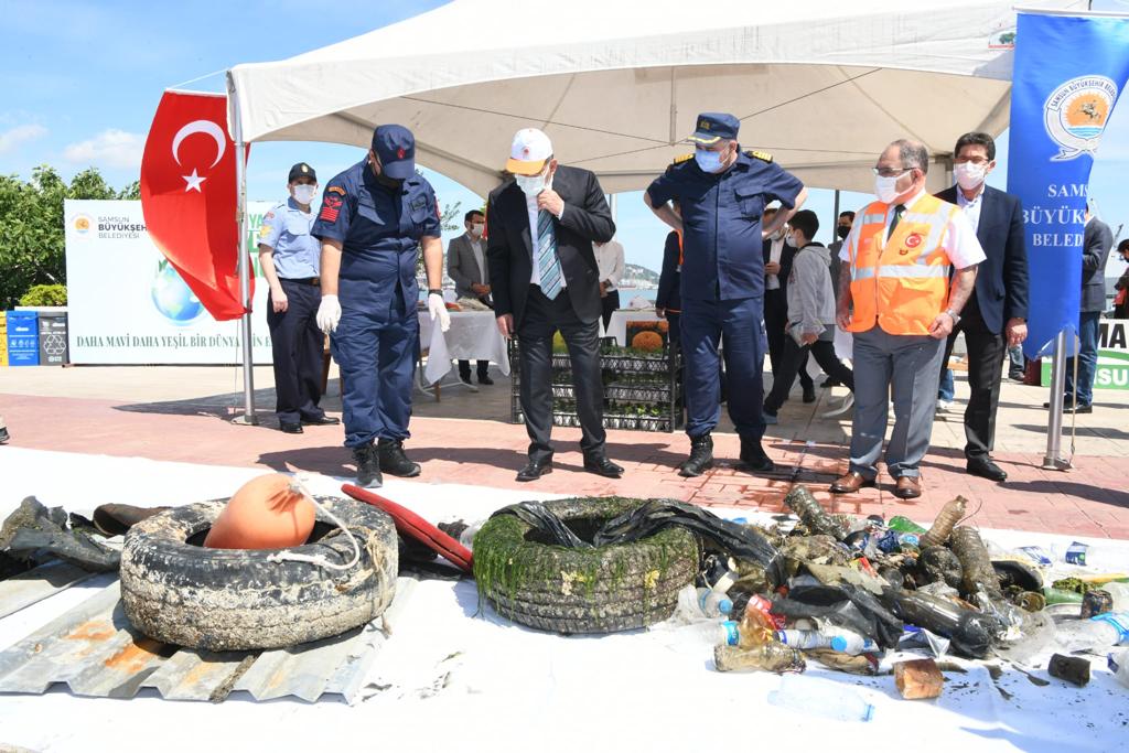  Samsun’da Dünya Çevre Günü Kapsamında Deniz Temizliği Yapıldı