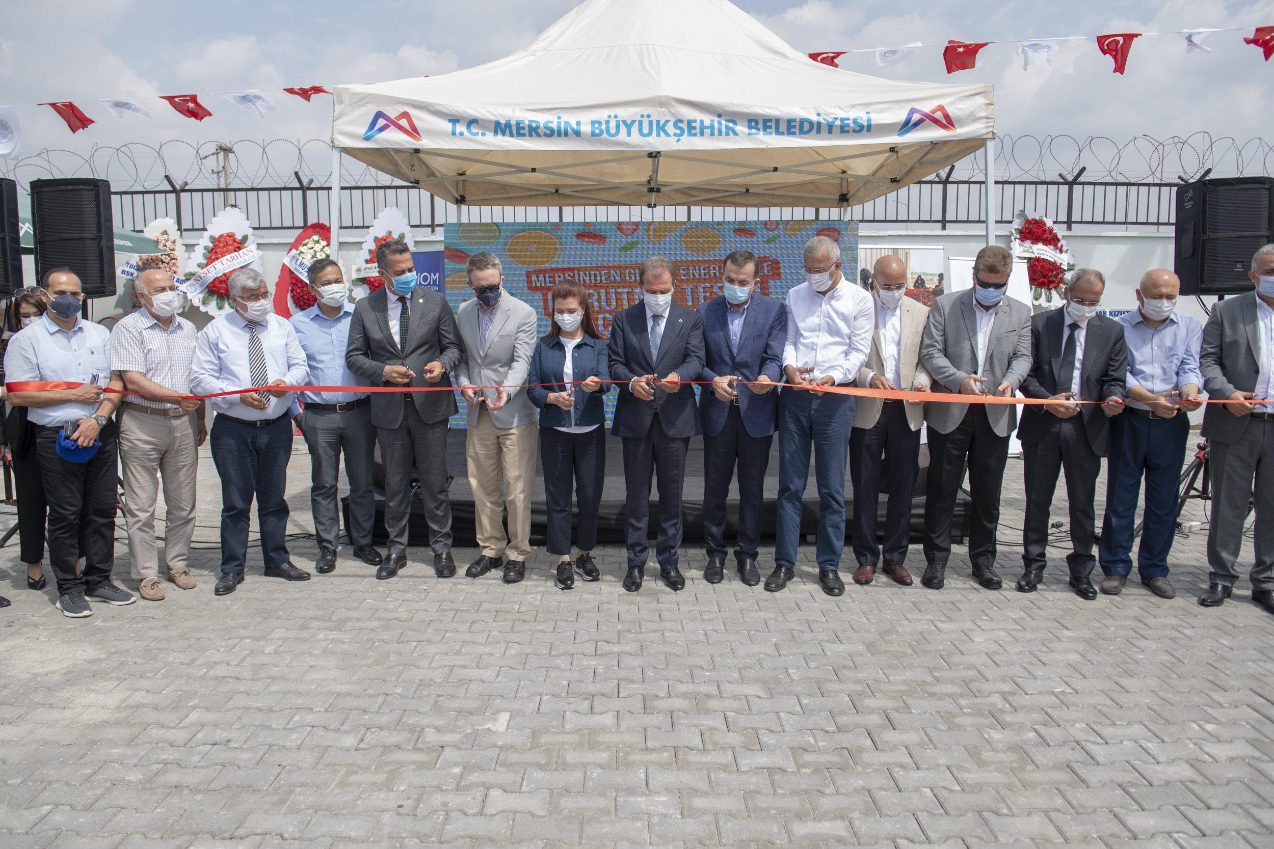 Mersin Büyükşehir Belediyesi ‘Mersinden Güneş Enerjisi İle Kurutma Tesisi’nin Açılışını Yaptı
