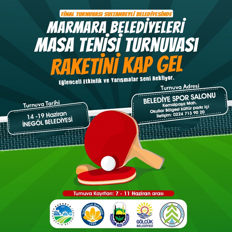  Marmara’nın “Raketini Kap Gel” Turnuvası İnegöl’de Başlıyor