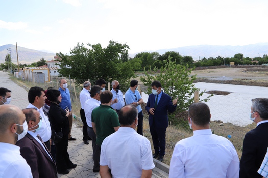  Erzincan Belediye Başkanı Belediye Çalışma Alanlarını Ziyaret Etti