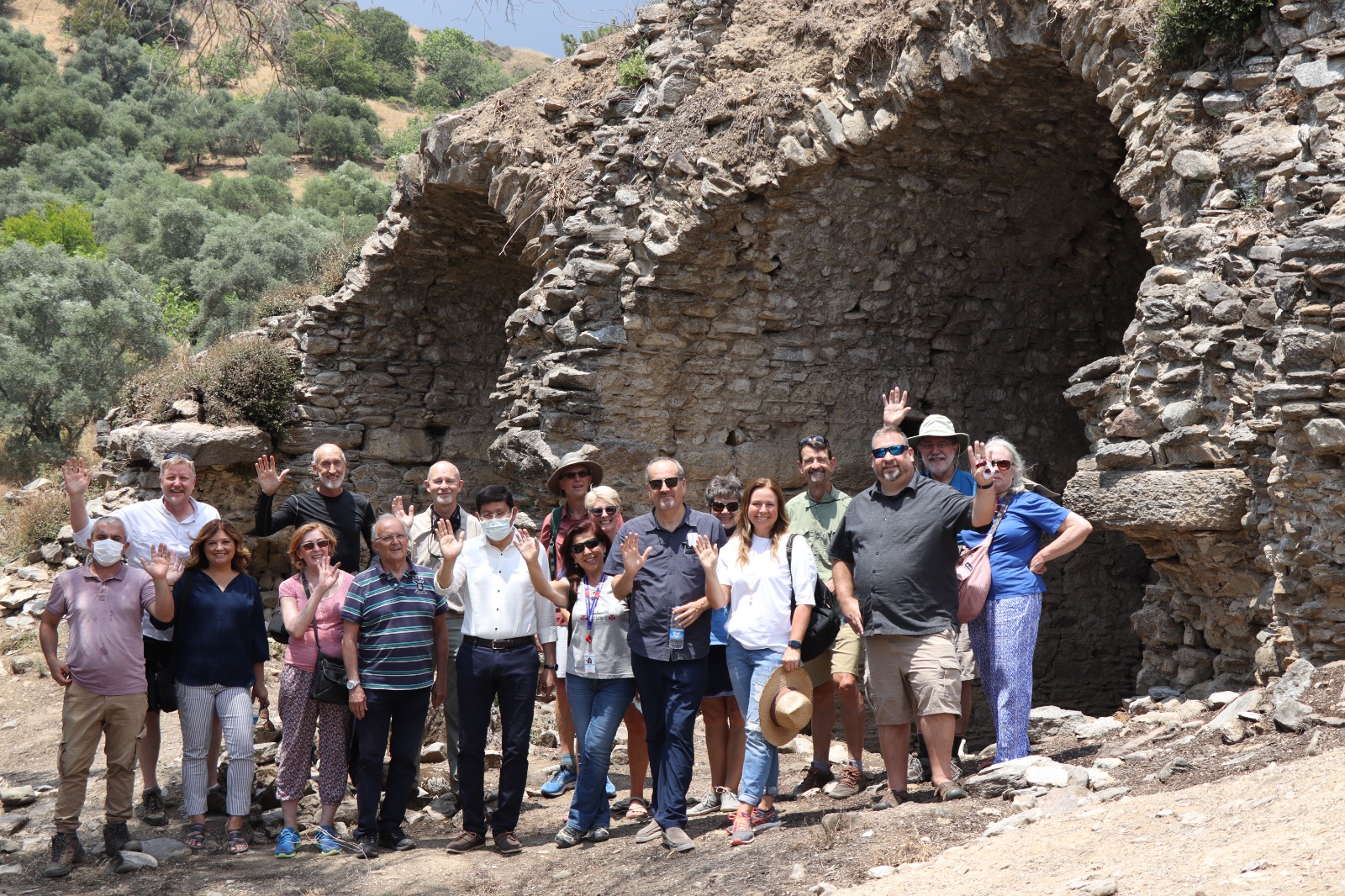  Nazilli’de Bulunan Mastaura Antik Kenti İlk Ziyaretçileriyle Buluştu
