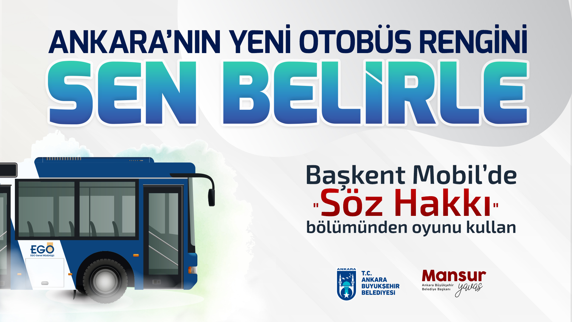  Ankara’da Otobüslerin Tasarımlarına Ankara’lı Karar Verecek