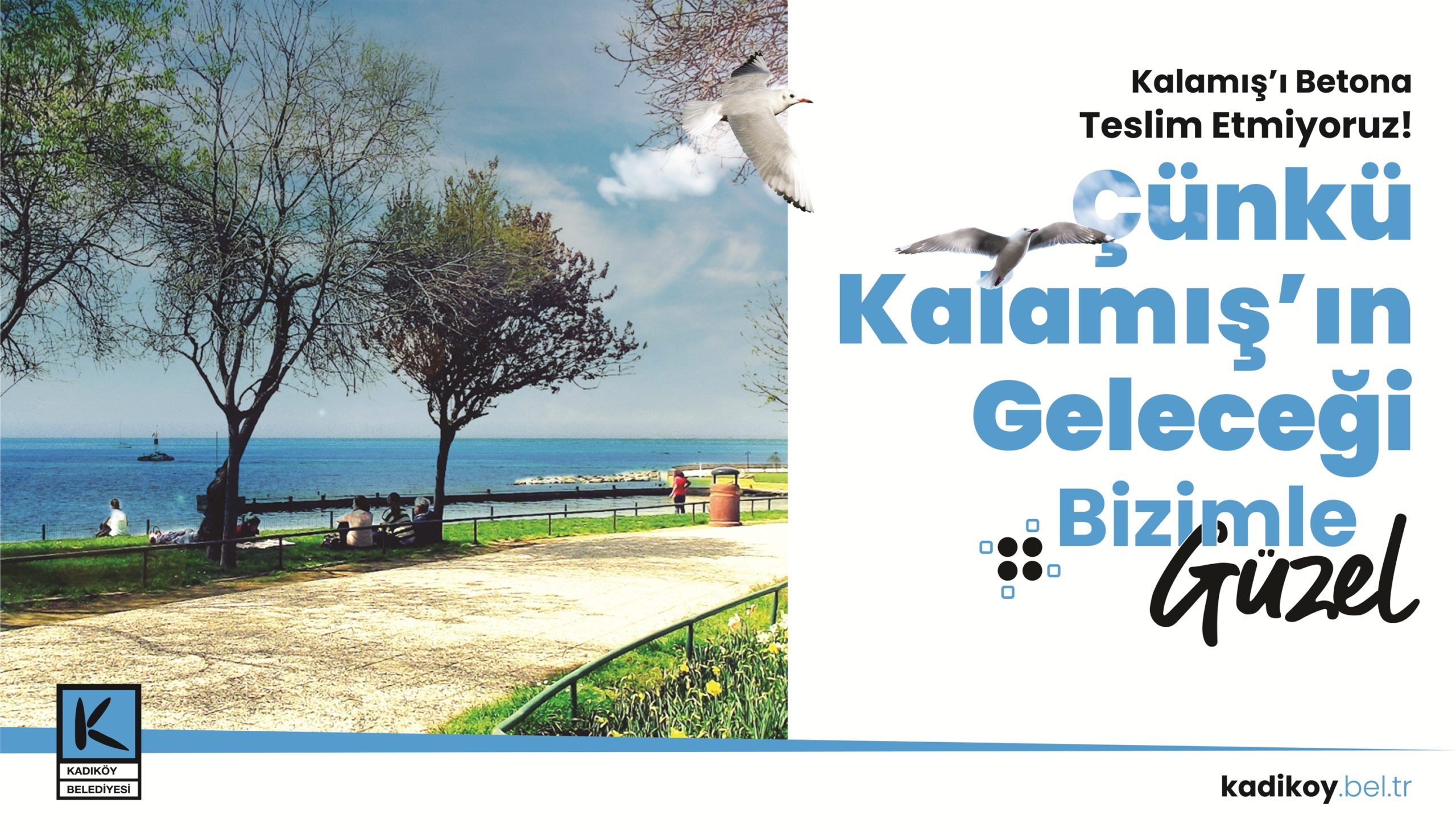  Kadıköy Belediyesi, Kalamış’ı Güzelleştirmeye Devam Ediyor