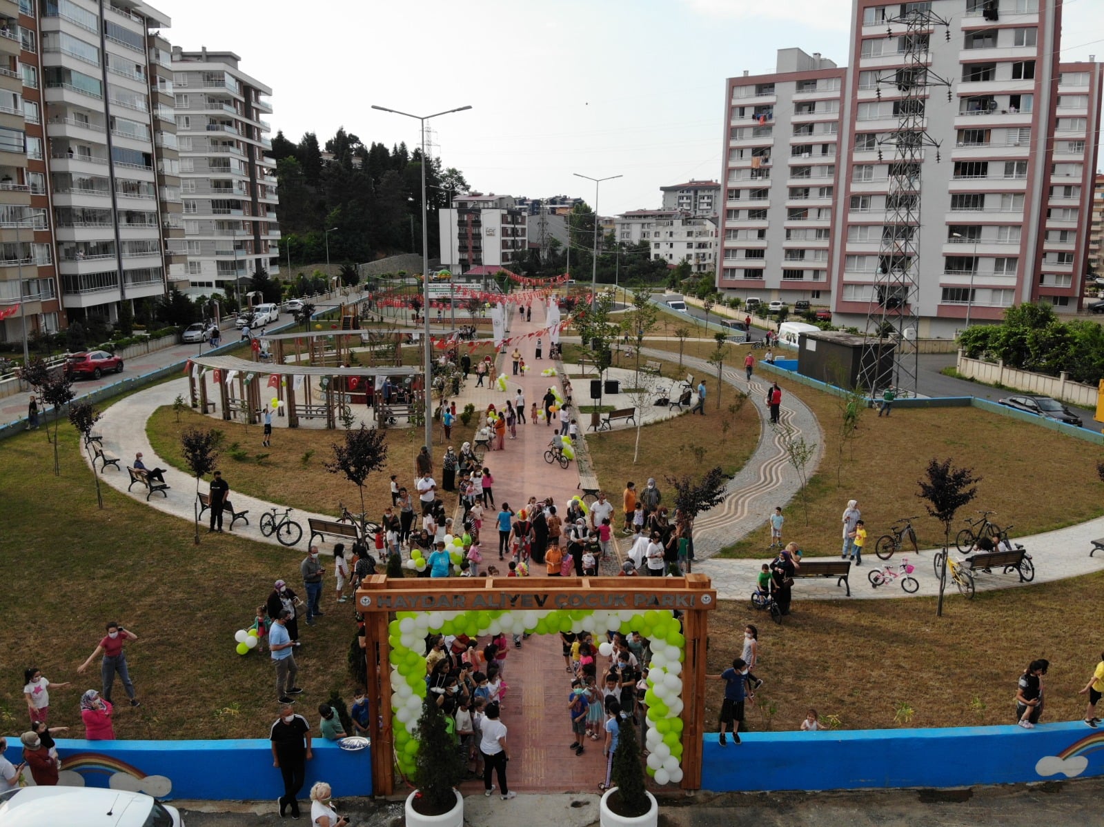  Giresun’da Teyyaredüzü Çocuk Parkı Açıldı