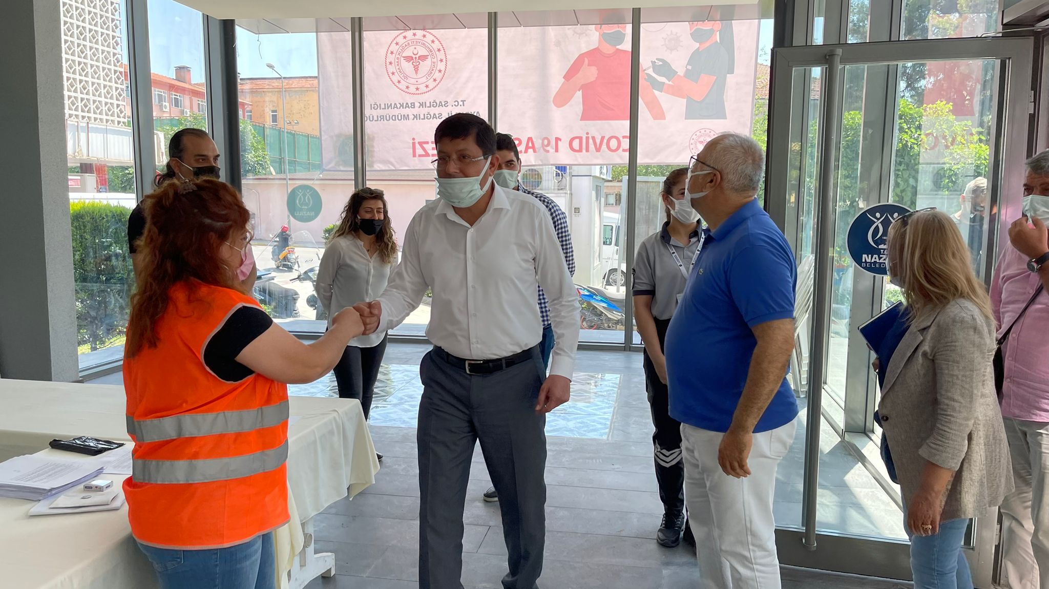  Nazilli’de Covid-19 Aşı Merkezi Açıldı