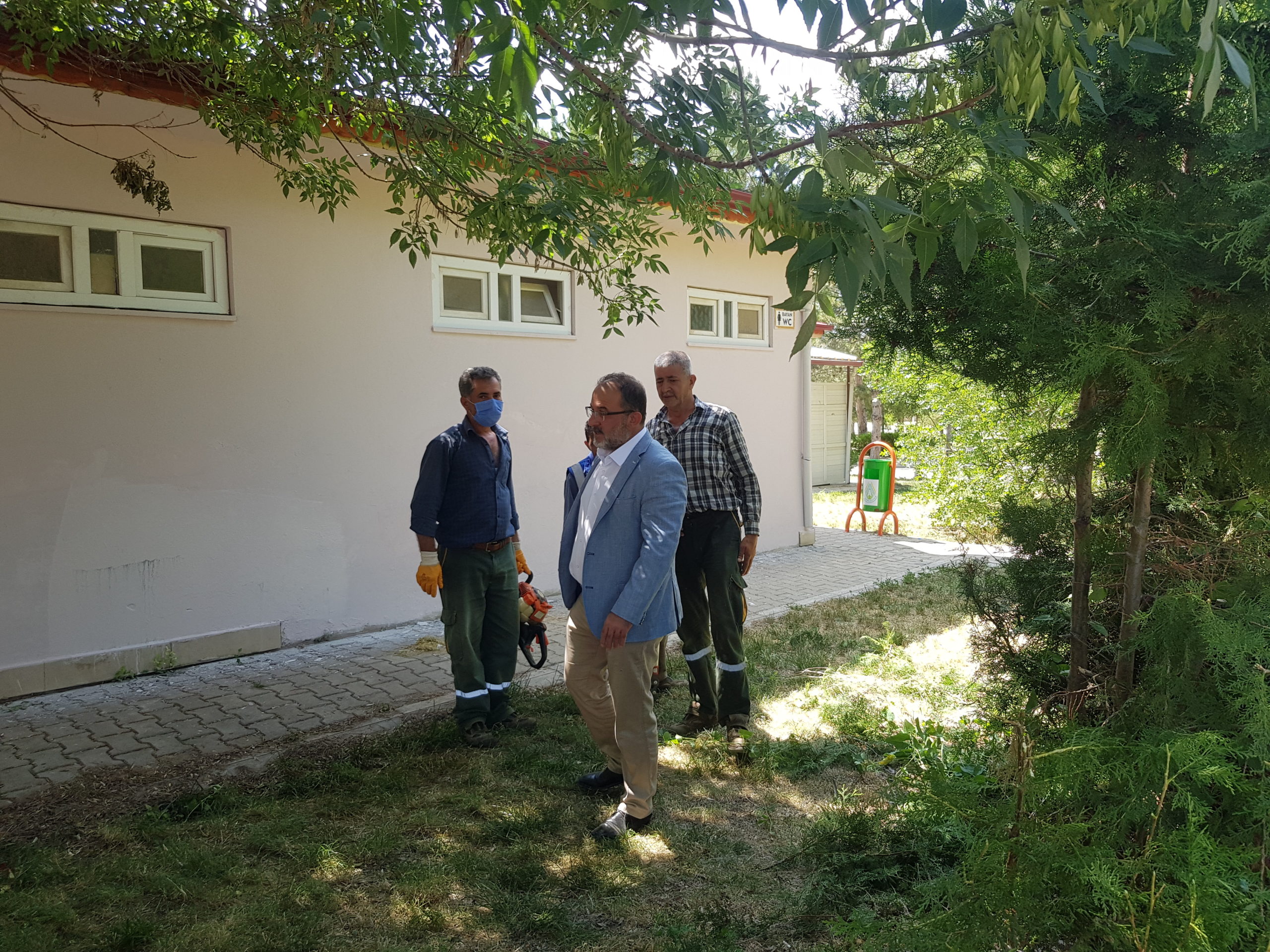  Afşin Belediye Başkanı Güven, Rabia Parkı’ndaki Çalışmaları Yerinde İnceledi