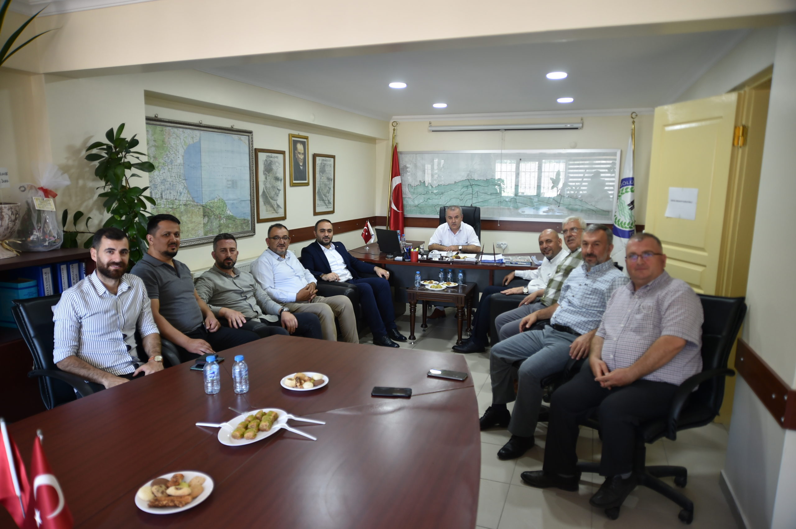  Orhangazi Belediye Başkanı Aydın, Sulama Birliğini Ziyaret Etti