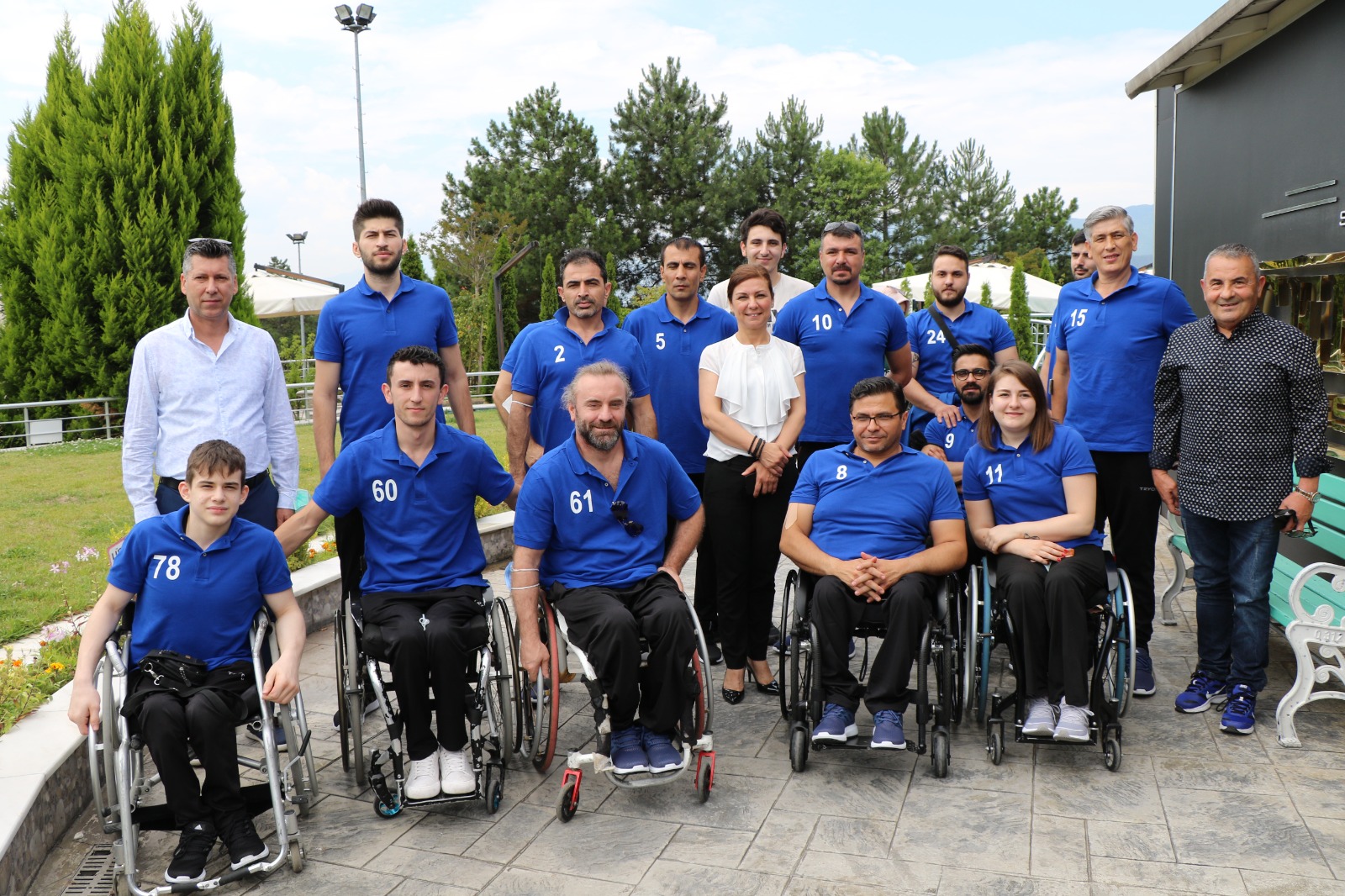  Safranbolu Belediye Başkanı Köse, Tekerlekli Sandalye Basketbol Takımıyla Buluştu