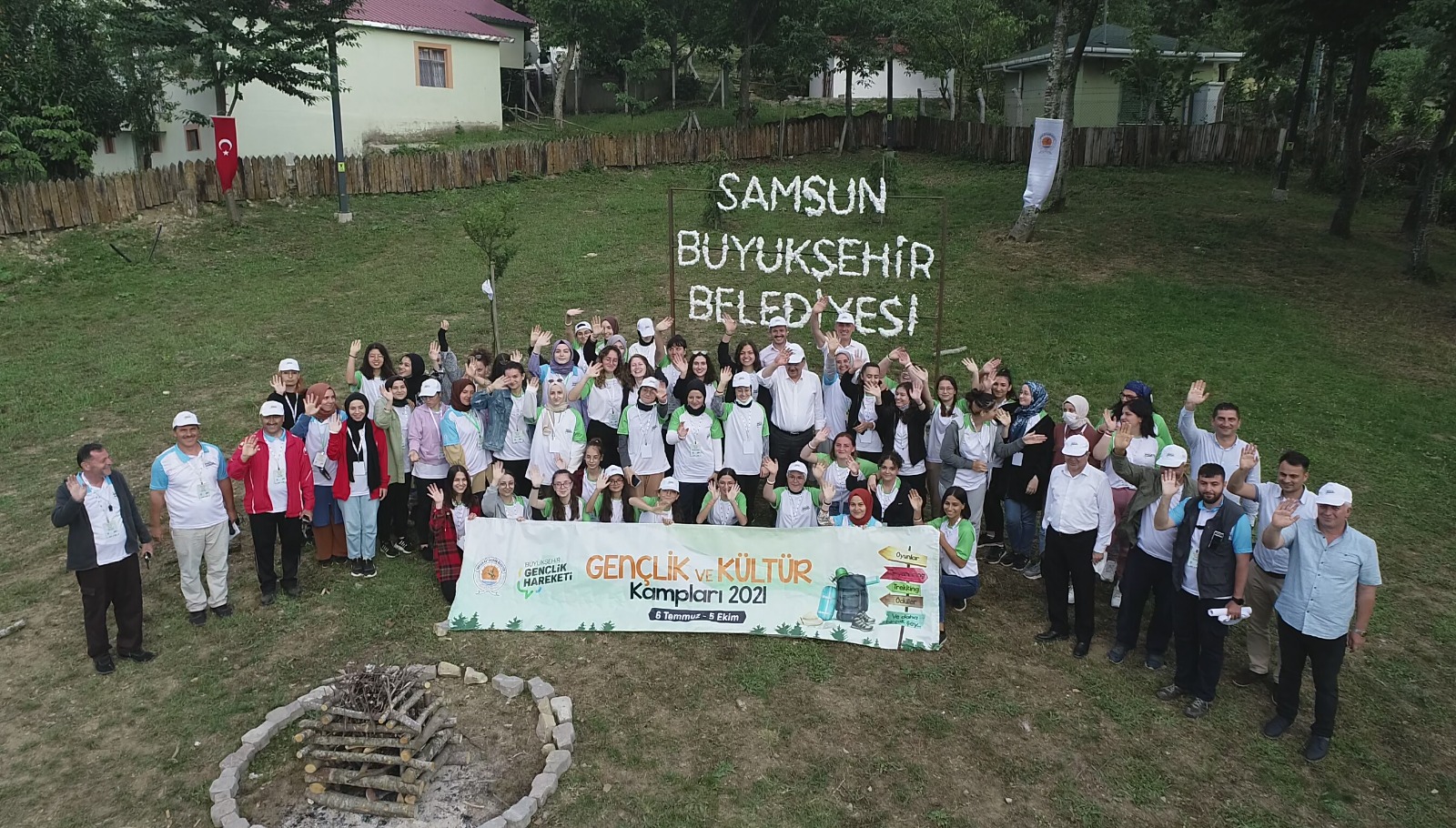  Samsun Büyükşehir Belediyesi Tarafından Düzenlenen “Gençlik Kampı”na Büyük İlgi