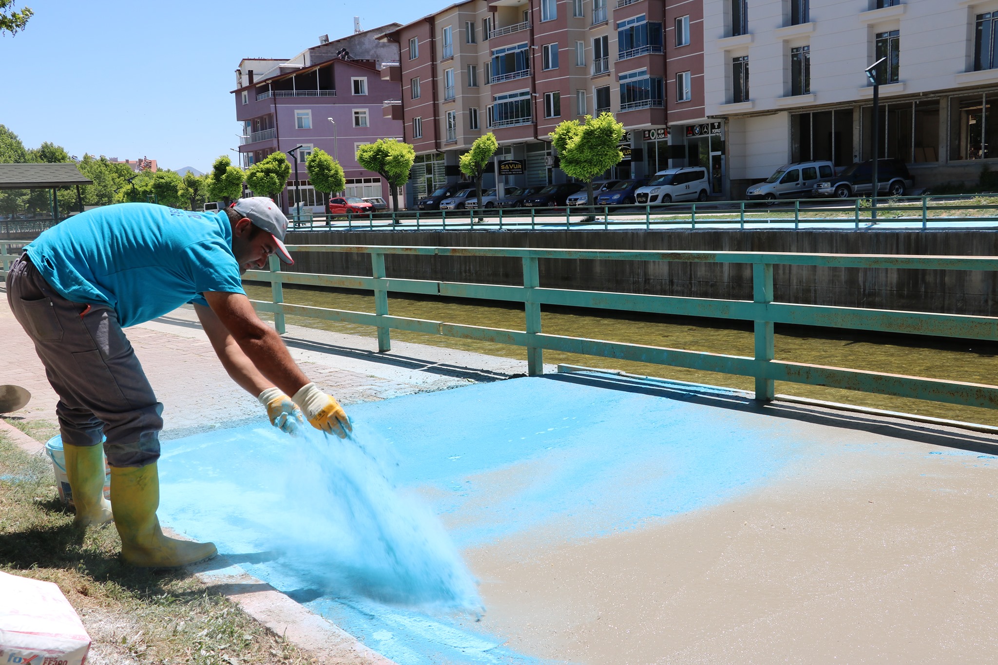  Beyşehir’de BSA Kanalının Çehresi Yenilendi