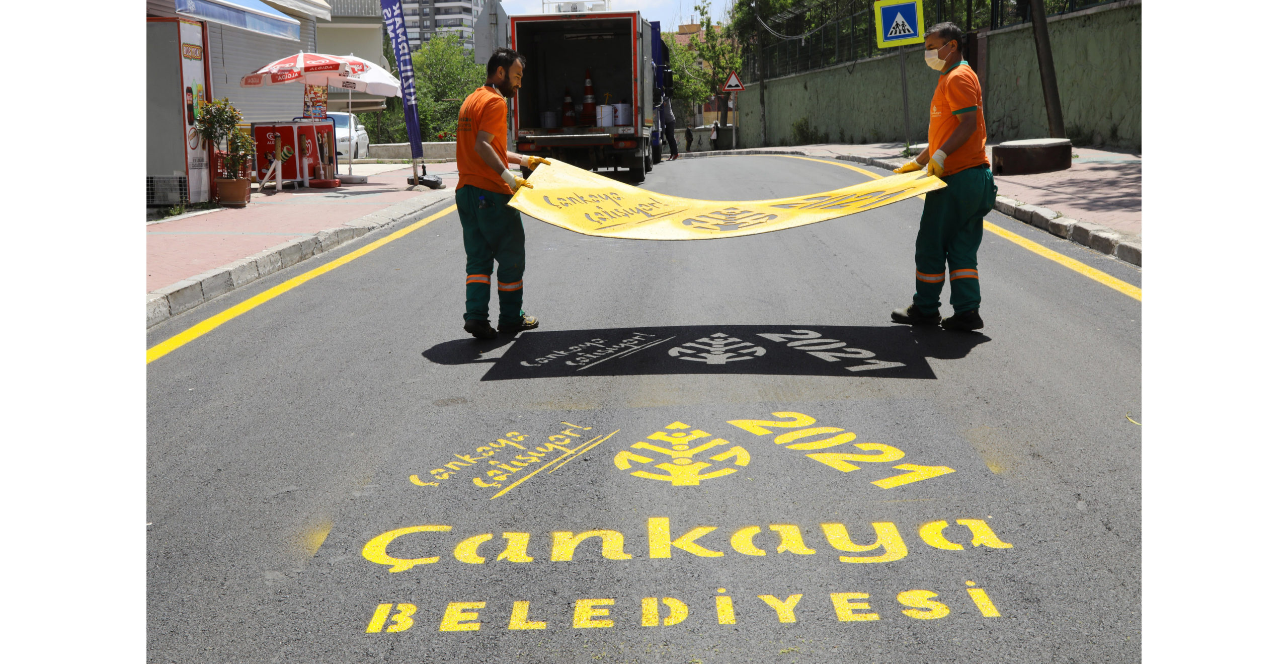 Çankaya Belediyesi Asfalt Çalışmalarına Hız Kesmeden Devam Ediyor