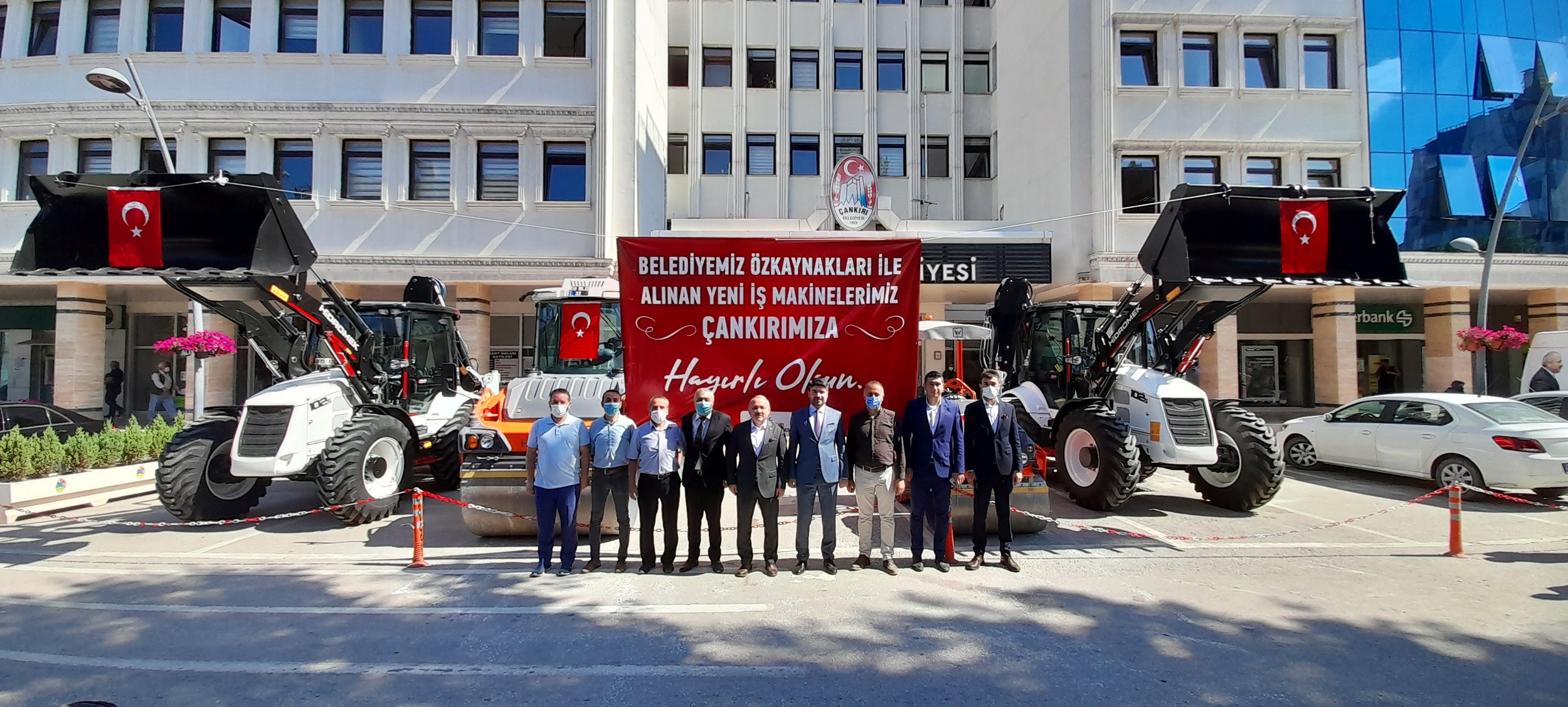  Çankırı Belediyesi’nin Araç Filosuna Dört İş Makinesi Eklendi