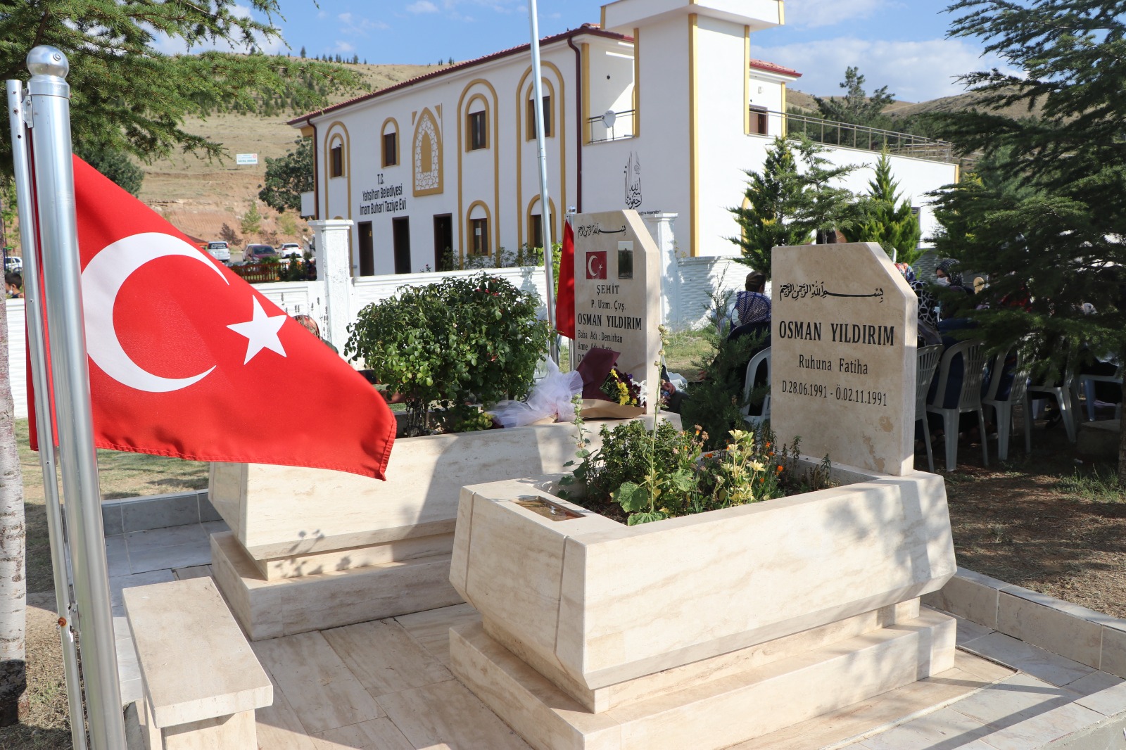  Vefatının 5. Yılında Şehit Osman Yıldırım Yahşihan’daki Kabri Başında Anıldı
