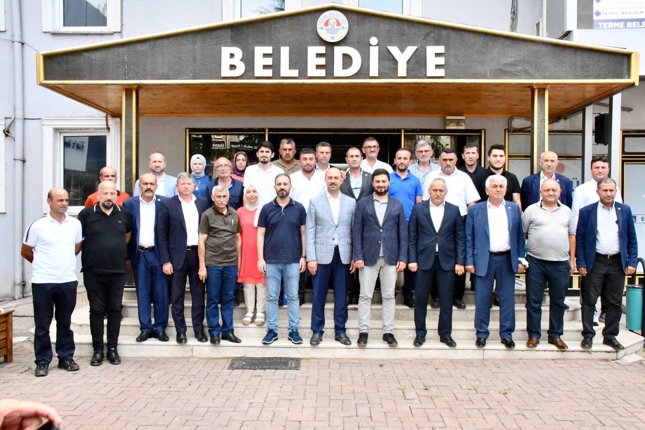  Kağıthane Belediye Başkanı Öztekin’den Terme Belediye Başkanı Kılıç’a Ziyaret