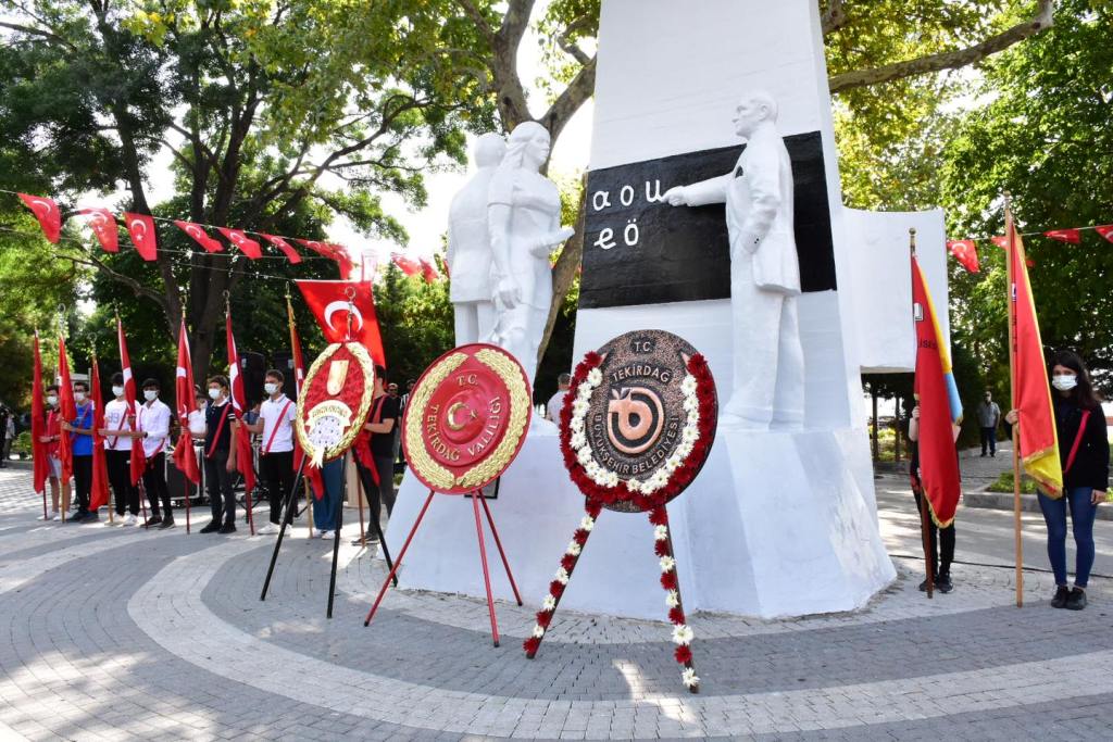  Atatürk’ün Tekirdağ’ı Ziyareti ve Harf İnkılabı’nın 93. Yıl Dönümü, Törenlerle Kutlandı