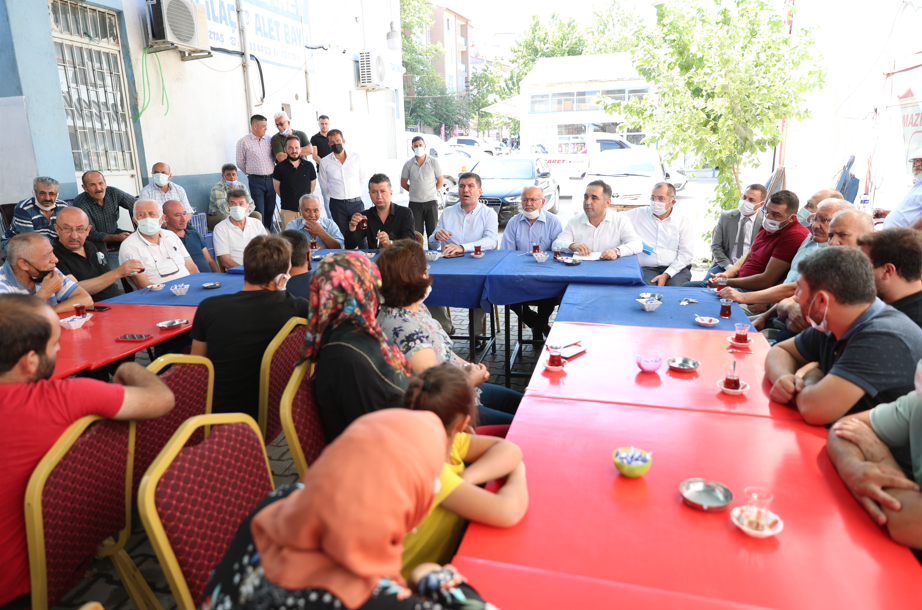  Burdur Belediye Başkanı Ercengiz, Belediye Kiracılarıyla Bir Araya Geldi