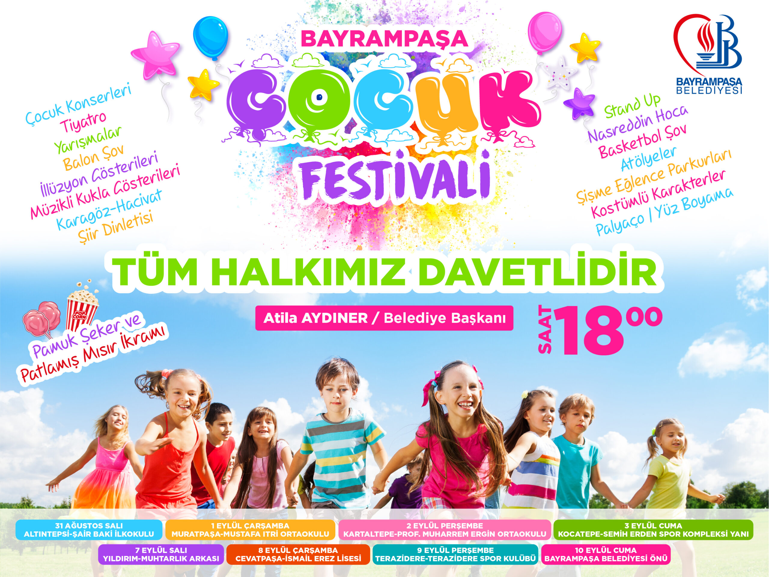  Bayrampaşa Çocuk Festivali Başlıyor