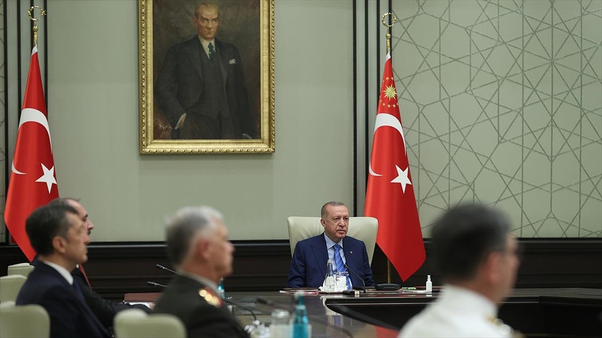  Erdoğan Başkanlığındaki Yüksek Askeri Şura Toplantısı Başladı