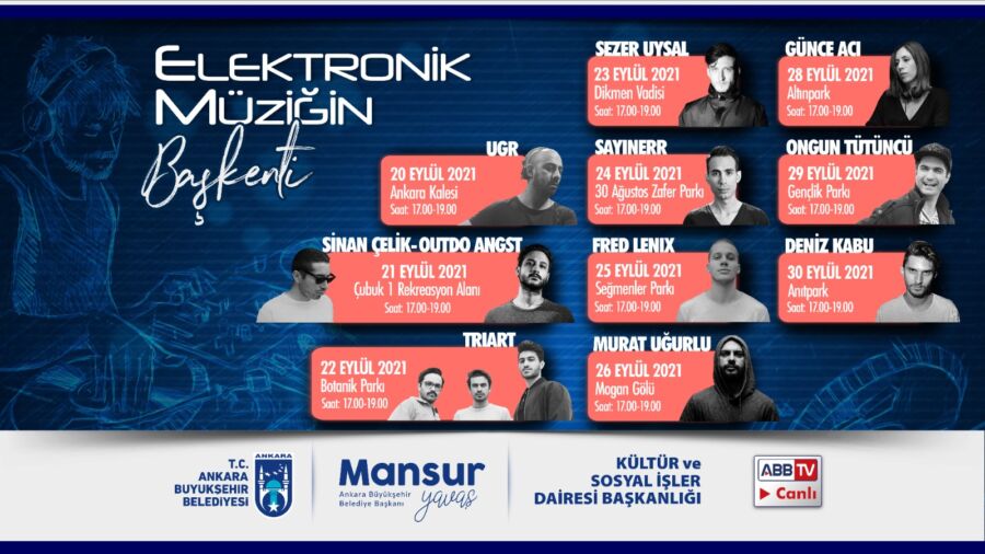  Türkiye’de Bir İlk: Ankara Büyükşehir’den ‘Elektronik Müzik Festivali’