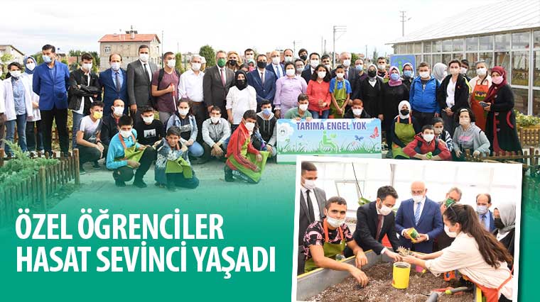  Konya’da Özel Öğrenciler Hasat Sevinci Yaşadı