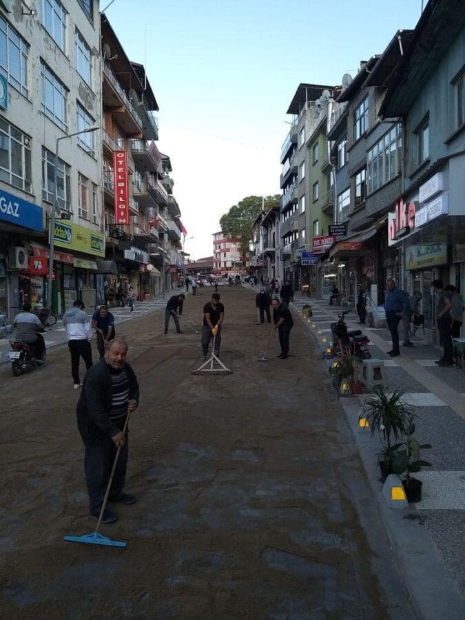  Simav Belediyesi Prestij Cadde Çalışmalarına Devam Ediyor