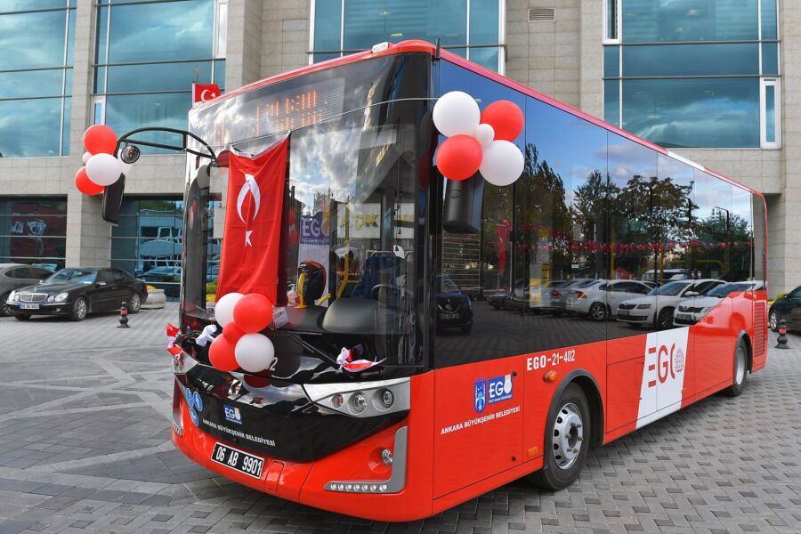  Ankara Büyükşehir Belediyesi 51 Adet Otobüsü Araç Filosuna Ekledi