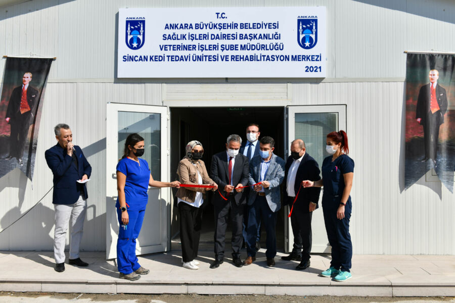  Ankara Büyükşehir Belediyesi, Kedi Tedavi Ünitesi ve Rehabilitasyon Merkezi Açtı