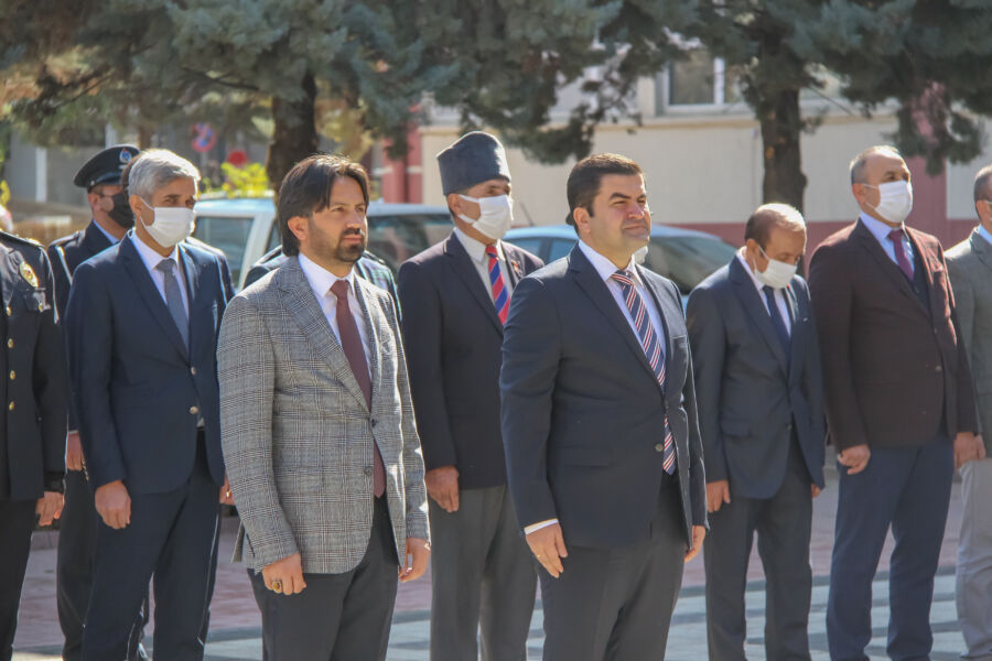  Ortaköy Belediyesi, Çelenk Sunma Töreni Gerçekleştirdi