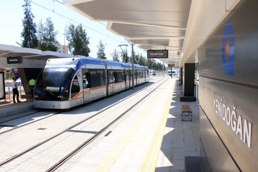  Antalya’da 3. Etap Raylı Sistem Yolcu Taşımaya Başlıyor