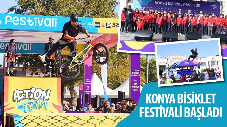  Konya Bisiklet Festivali Başladı