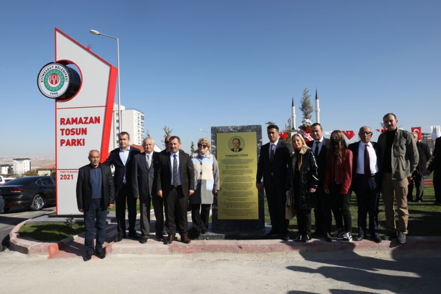  Etimesgut Belediyesi, Ramazan Tosun Parkı’nın Açılışını Yaptı