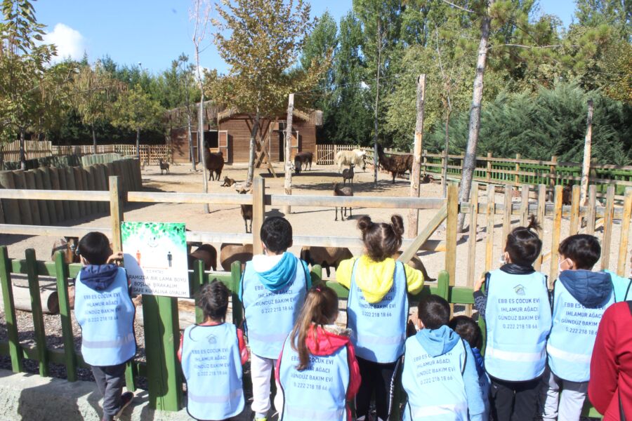  Minikler, Eskişehir Hayvanat Bahçesi’ni Ziyaret Etti