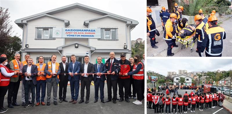  Gaziosmanpaşa Afet ve Acil Durum Yönetim Merkezi Hizmete Açıldı