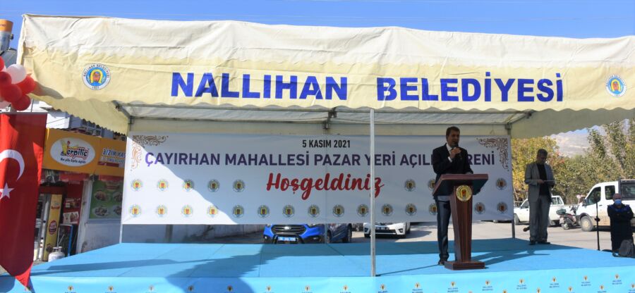  Nallıhan Belediyesi Çayırhan Kapalı Pazar Yeri Açılışı Gerçekleşti