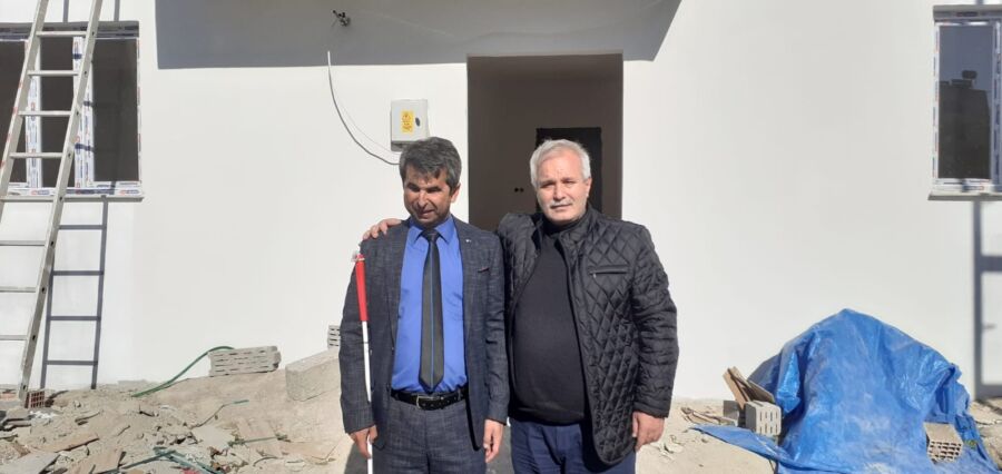  Kozan Belediye Başkanı Özgan, Beyaz Ay Derneği Kozan Şubesi’nin İnşaatını İnceledi