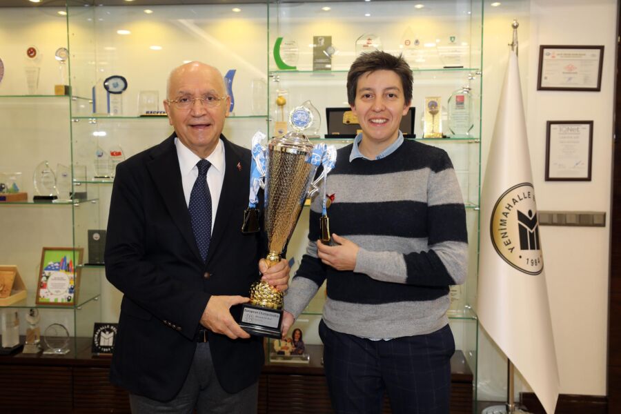  Avrupa Şampiyonu Kibaroğlu, Yenimahalle Belediye Başkanı Yaşar’ı Ziyaret Etti