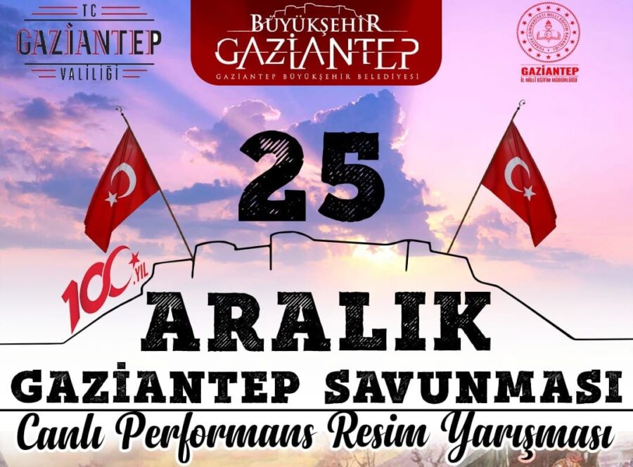  Gaziantep Büyükşehir, ‘Gaziantep Savunması’ Temalı Resim Yarışması Düzenliyor