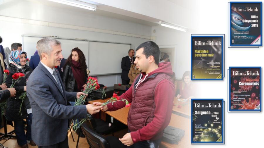  Şahinbey Belediyesi Gaziantep’teki Öğretmenlere Tübitak Dergisi Aboneliği Hediye Etti