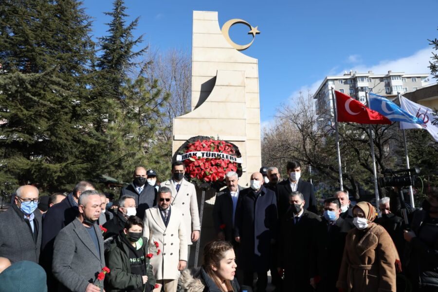  Keçiören Belediyesi, Türkmen Şehitleri İçin Karanfil Bıraktı
