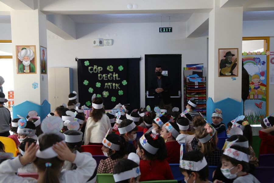  Erzincan Belediyesi’nden Miniklere Sıfır Atık Eğitimi