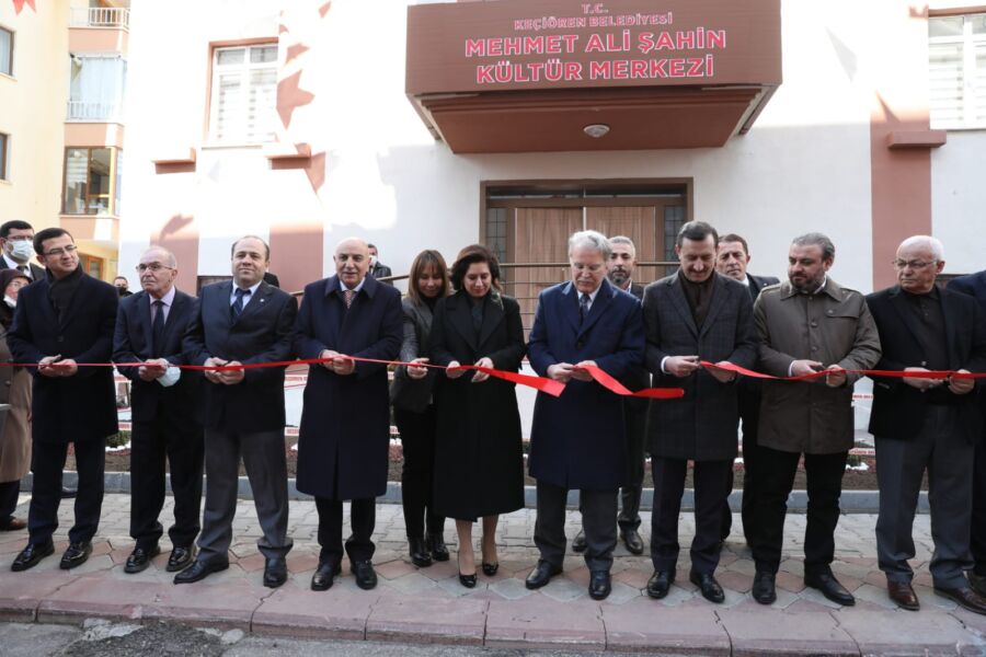  Keçiören’de Mehmet Ali Şahin Kültür Merkezi Açıldı