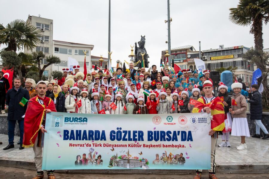  Bursa’da 2022 Türk Dünyası Kültür Başkenti Kutlamaları Devam Ediyor